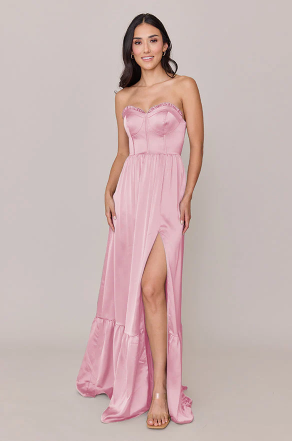 Valentina Satin Dress | Made To Order - Image 227