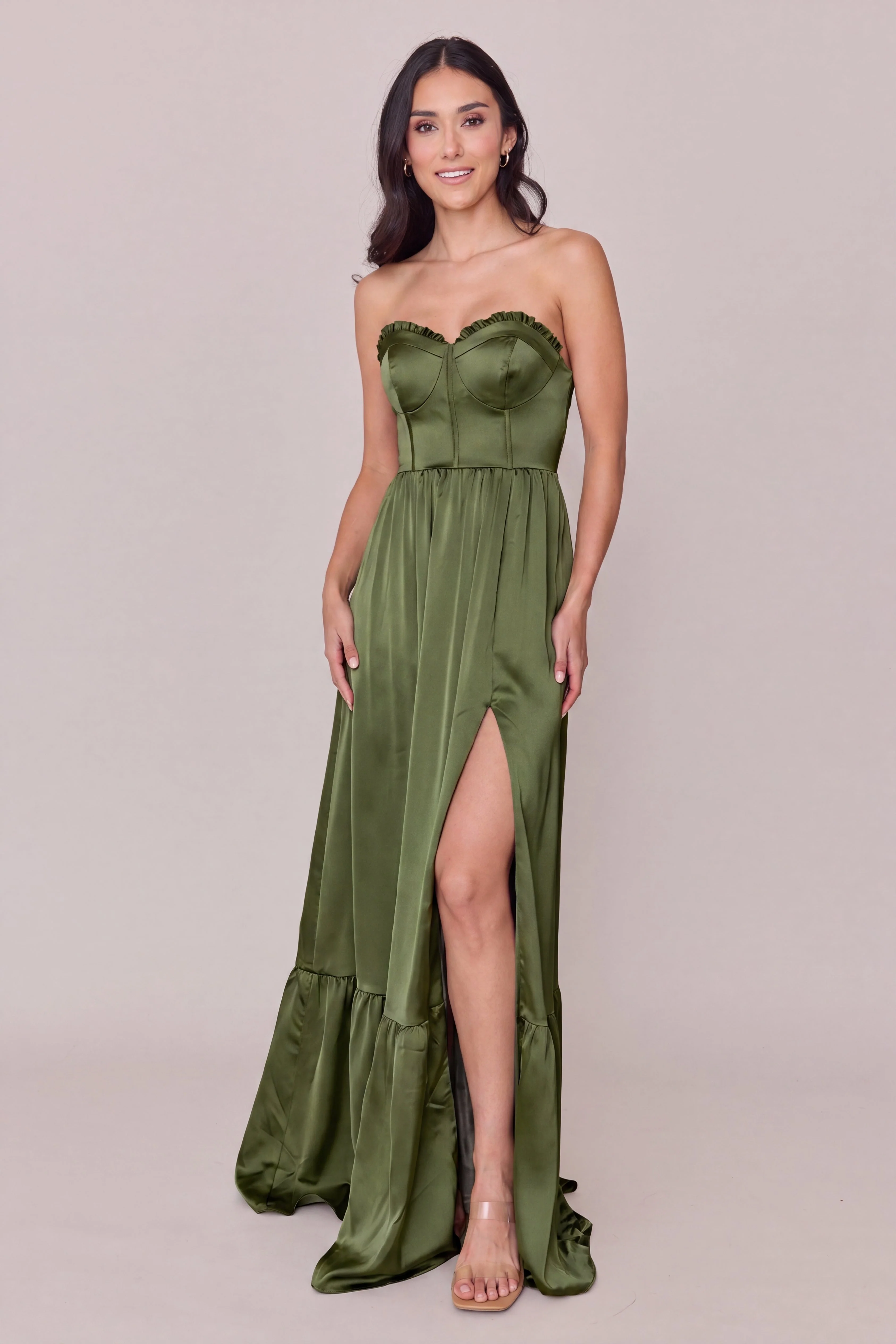 Valentina Satin Dress | Made To Order - Image 238