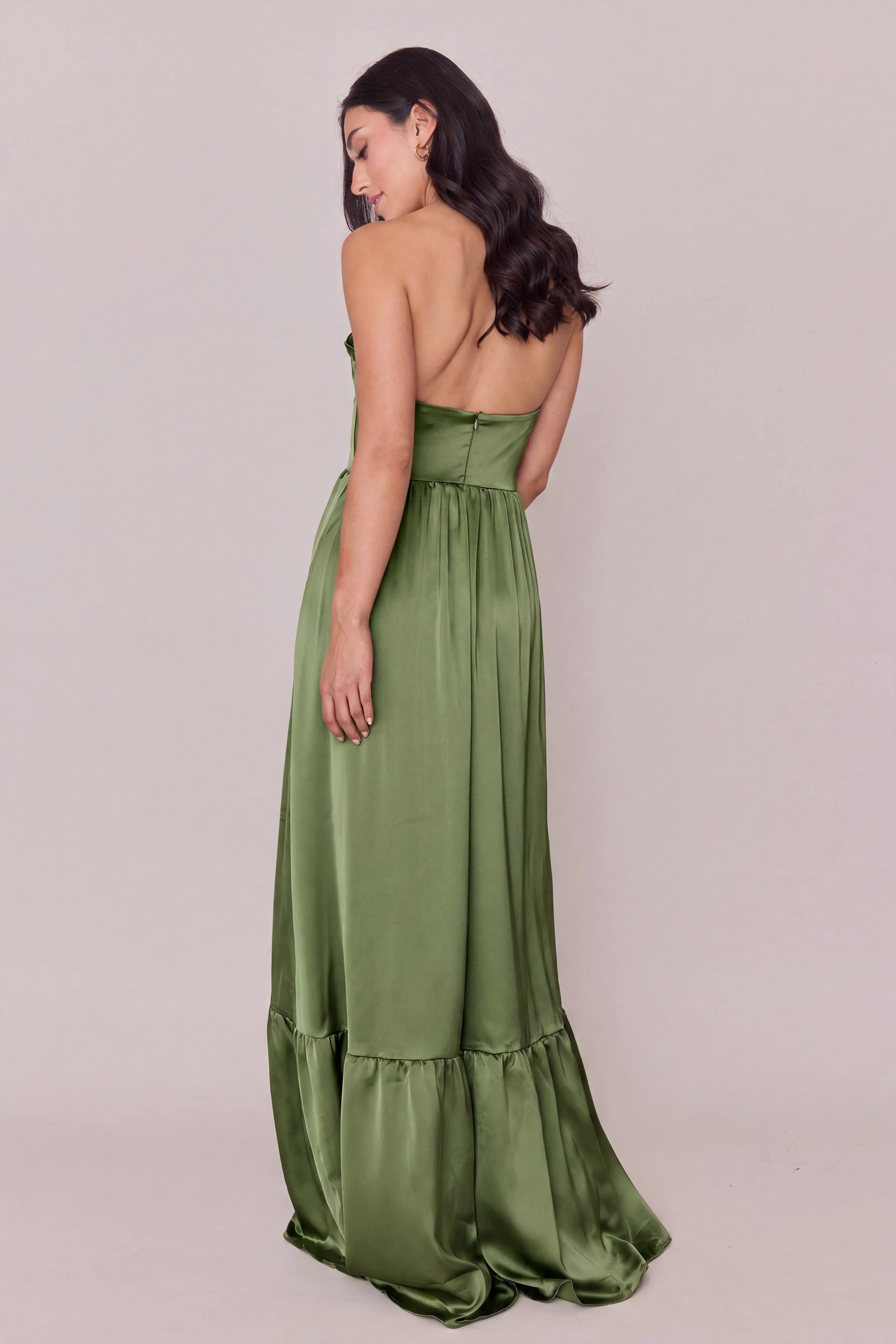 Valentina Satin Dress | Made To Order - Image 239