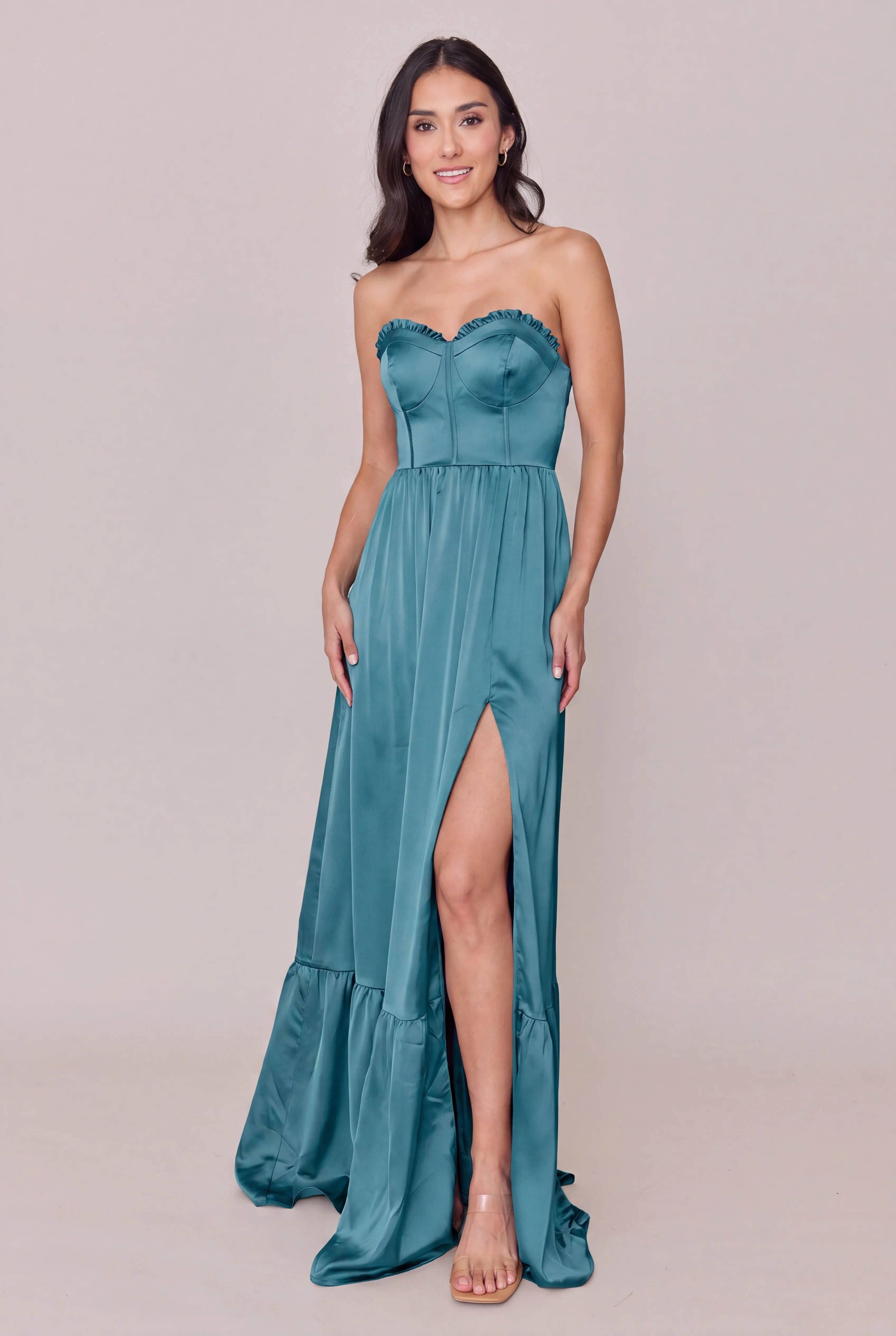 Valentina Satin Dress | Made To Order - Image 242