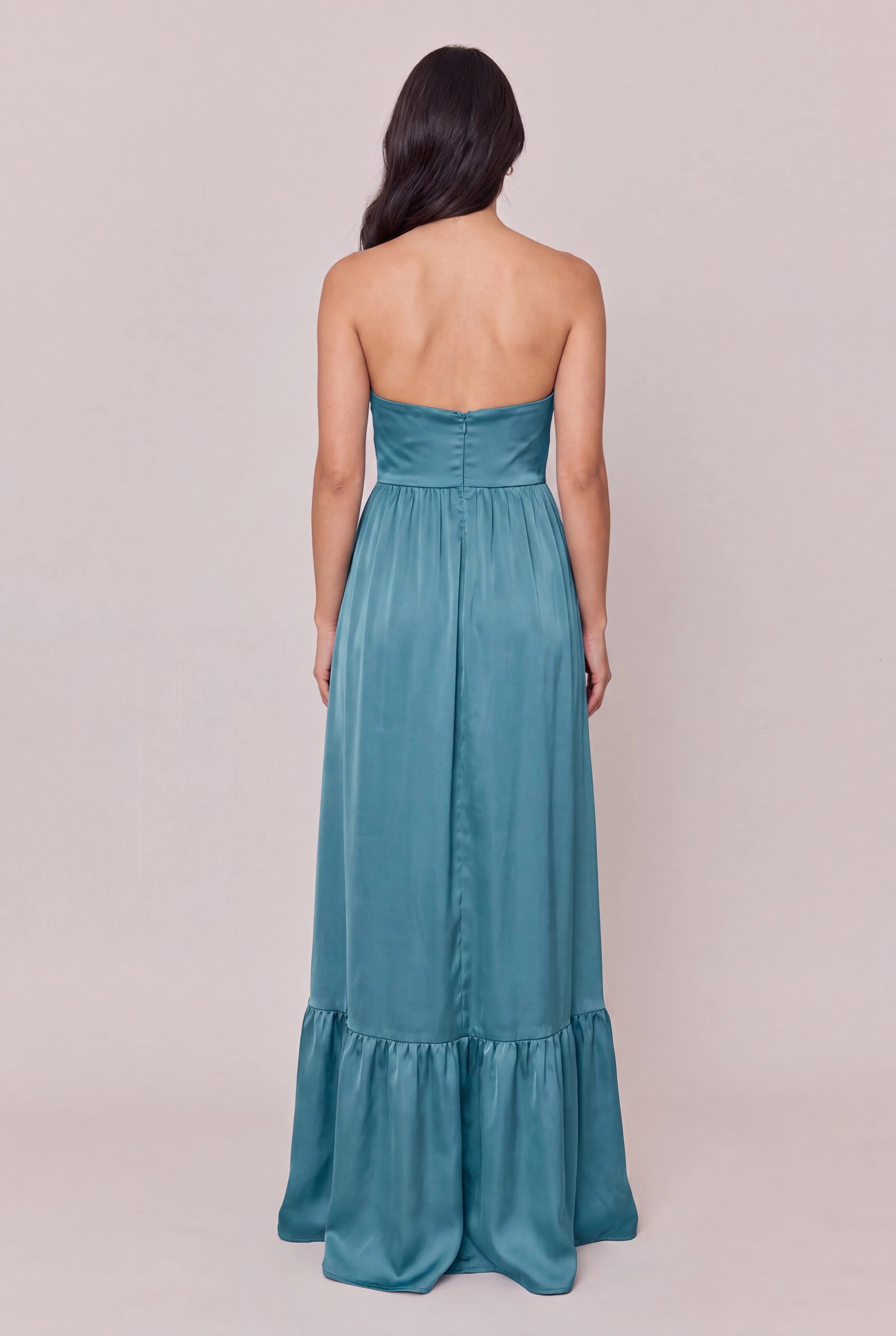Valentina Satin Dress | Made To Order - Image 243