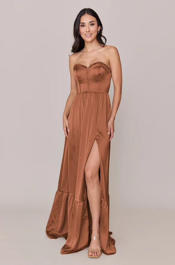 Valentina Satin Dress | Made To Order - Image 29