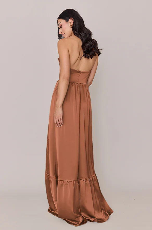 Valentina Satin Dress | Made To Order - Image 30