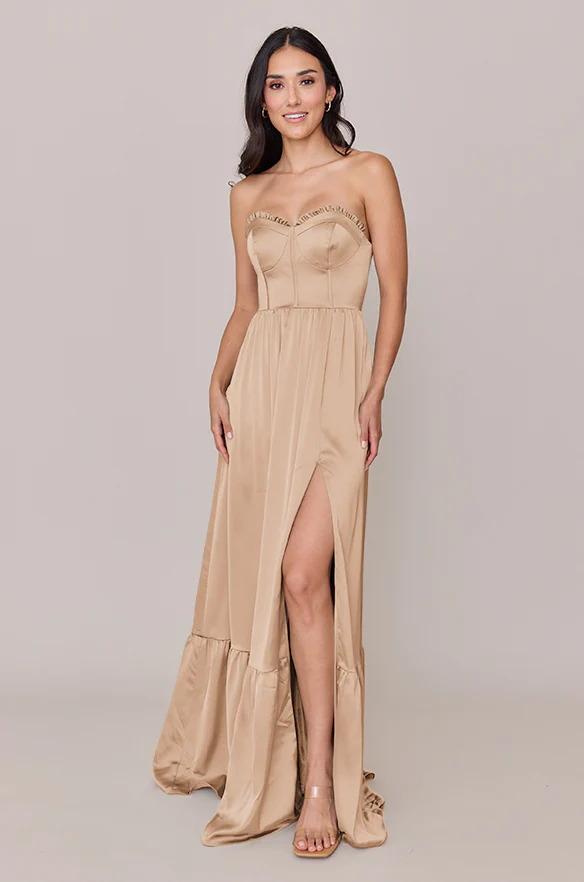 Valentina Satin Dress | Made To Order - Image 60