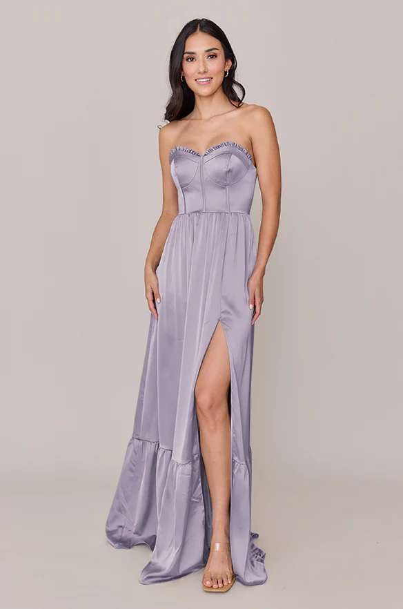 Valentina Satin Dress | Made To Order - Image 72