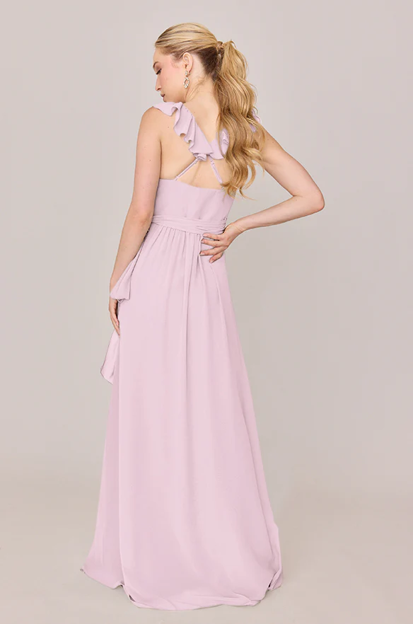Valerie Chiffon Faux Wrap Dress | Made To Order - Image 11