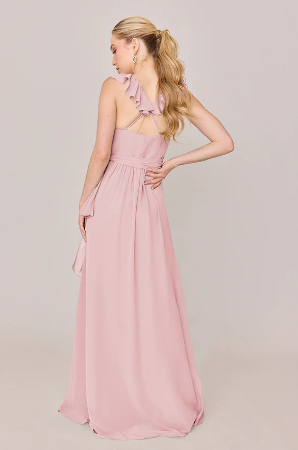 Valerie Chiffon Faux Wrap Dress | Made To Order - Image 17