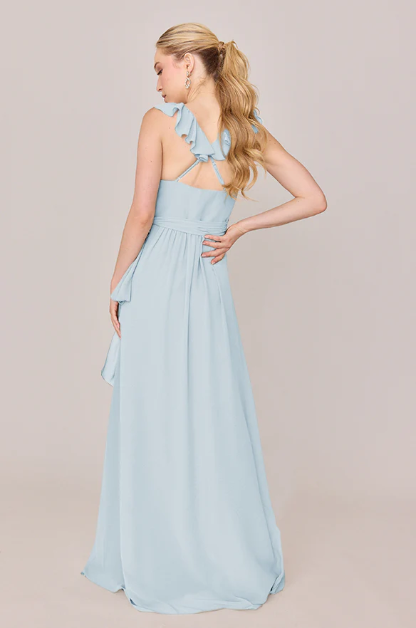 Valerie Chiffon Faux Wrap Dress | Made To Order - Image 47