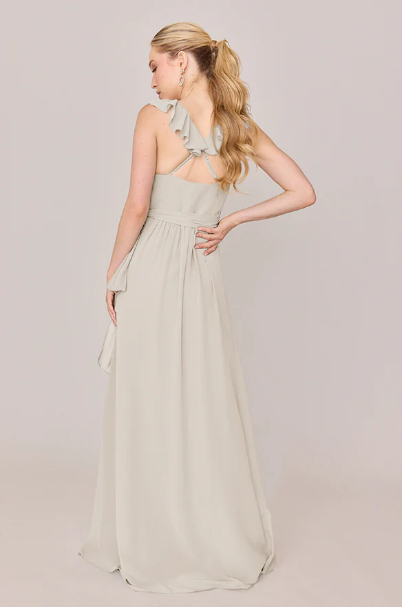 Valerie Chiffon Faux Wrap Dress | Made To Order - Image 85