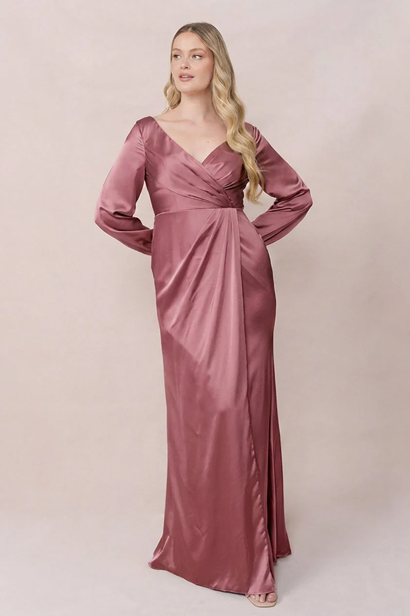 Vera Satin Dress | Made To Order - Image 121