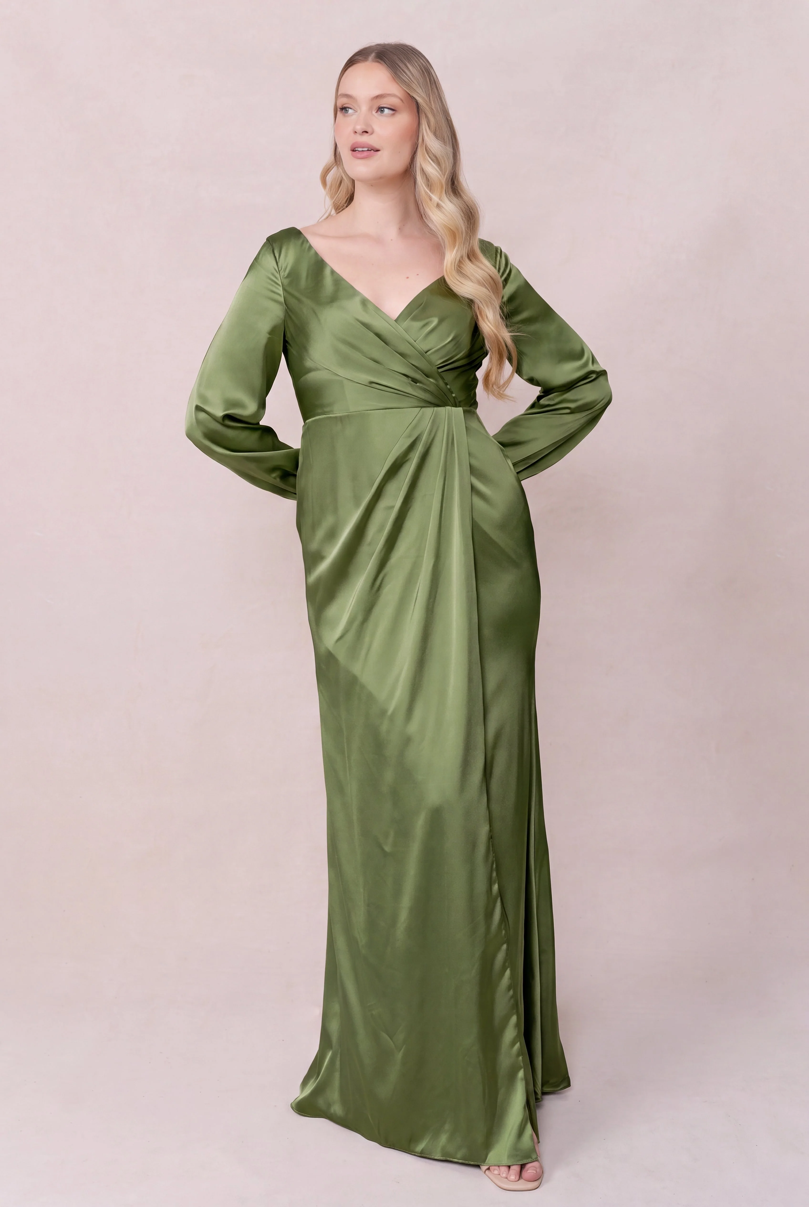 Vera Satin Dress | Made To Order - Image 122