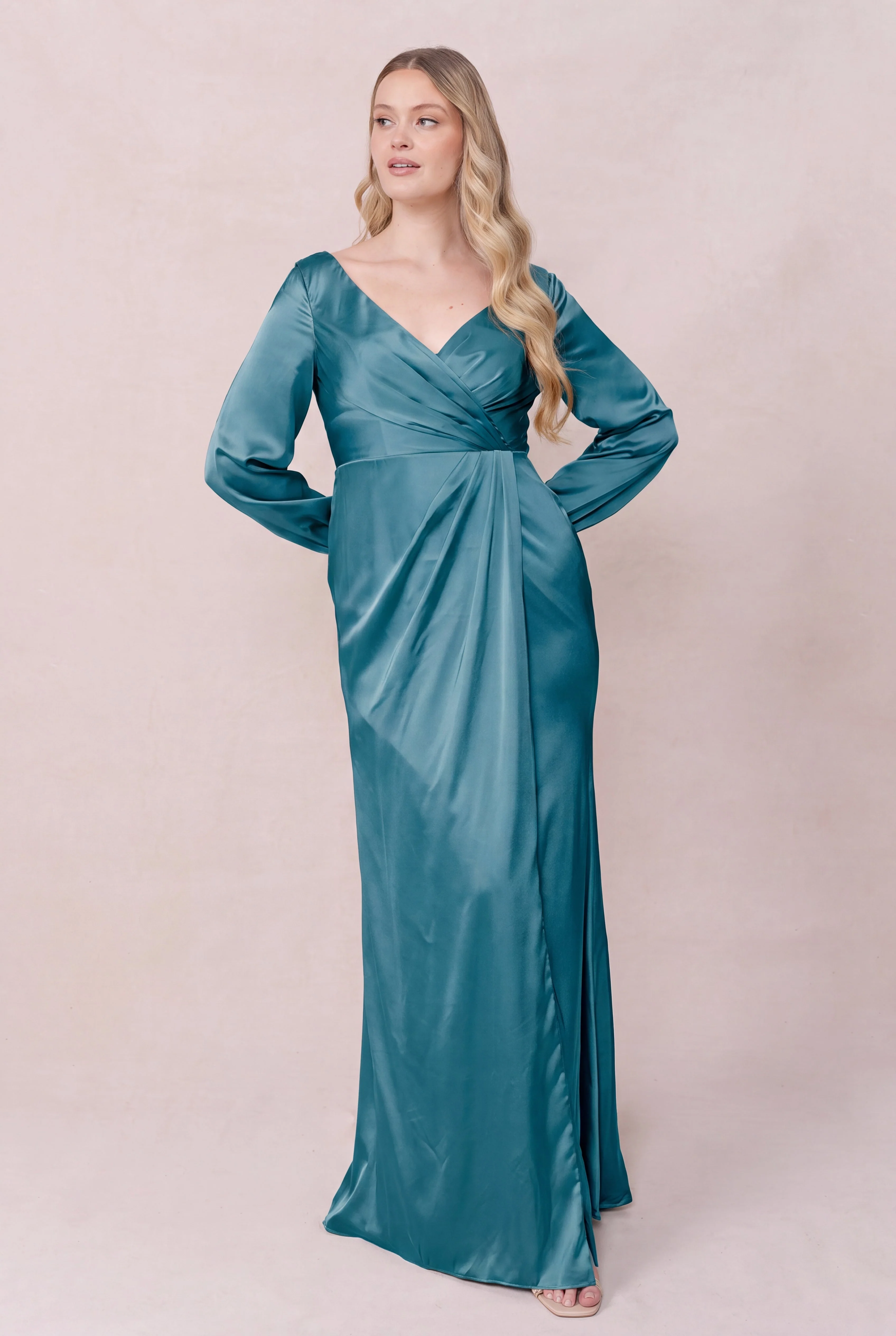 Vera Satin Dress | Made To Order - Image 123