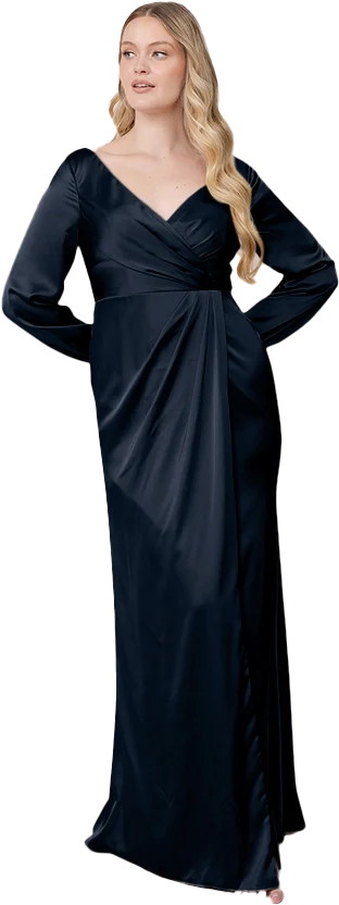 Vera Satin Dress | Made To Order - Image 42