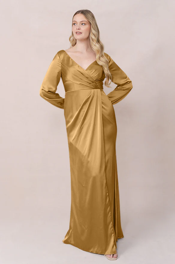 Vera Satin Dress | Made To Order - Image 76