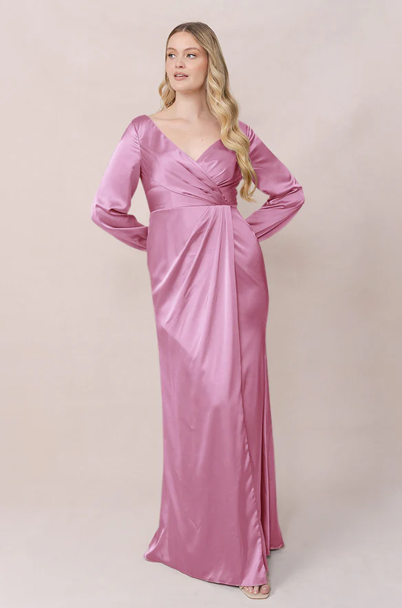 Vera Satin Dress | Made To Order - Image 85