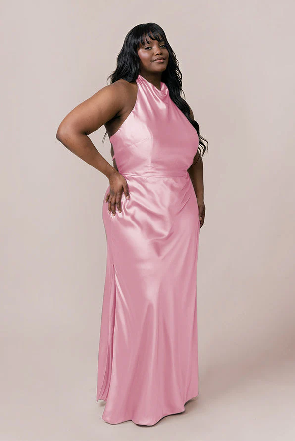 Veronica Satin Dress | Made To Order - Image 105