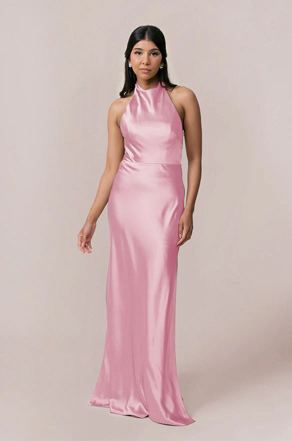 Veronica Satin Dress | Made To Order - Image 106