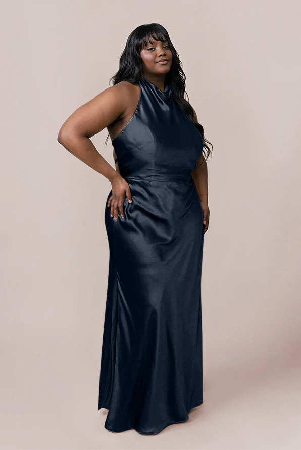 Veronica Satin Dress | Made To Order - Image 18