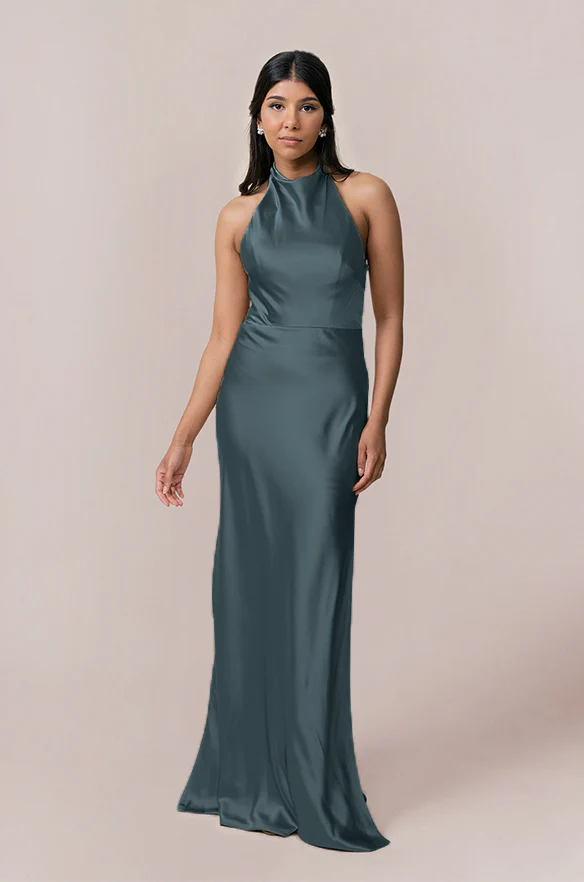 Veronica Satin Dress | Made To Order - Image 22
