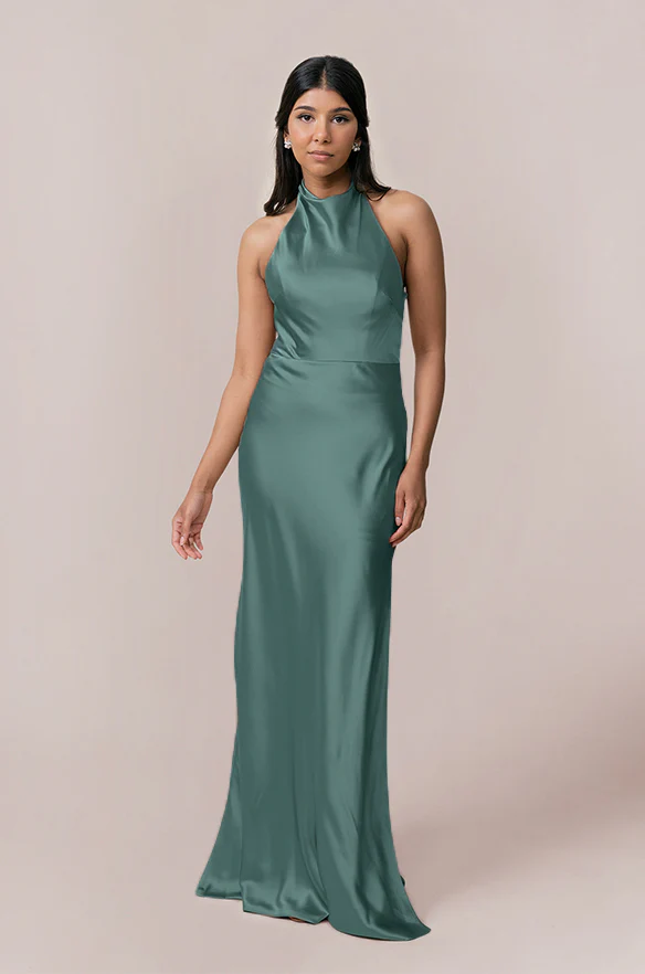 Veronica Satin Dress | Made To Order - Image 23