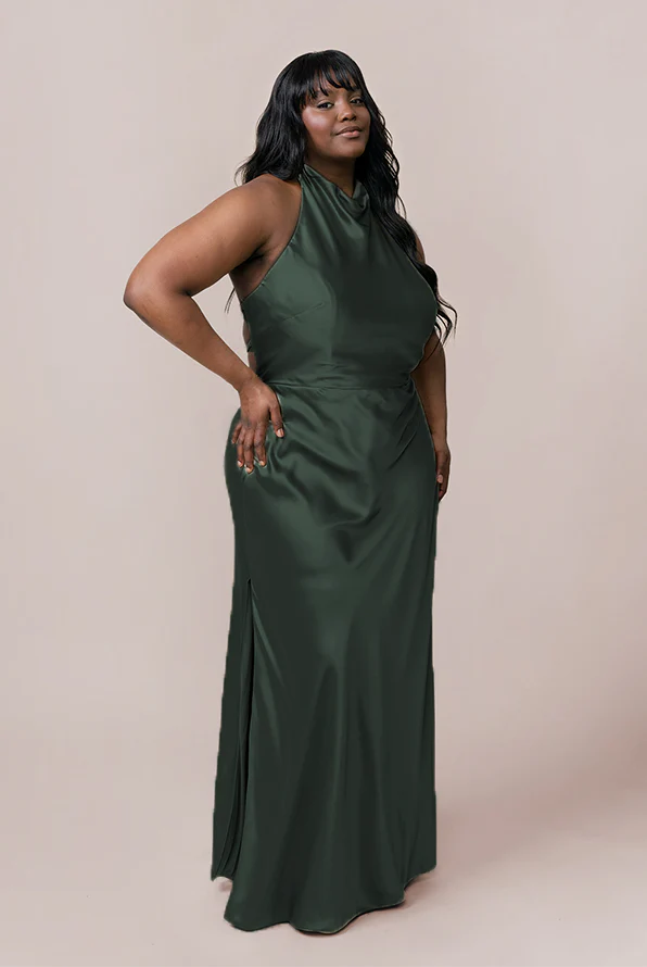 Veronica Satin Dress | Made To Order - Image 31