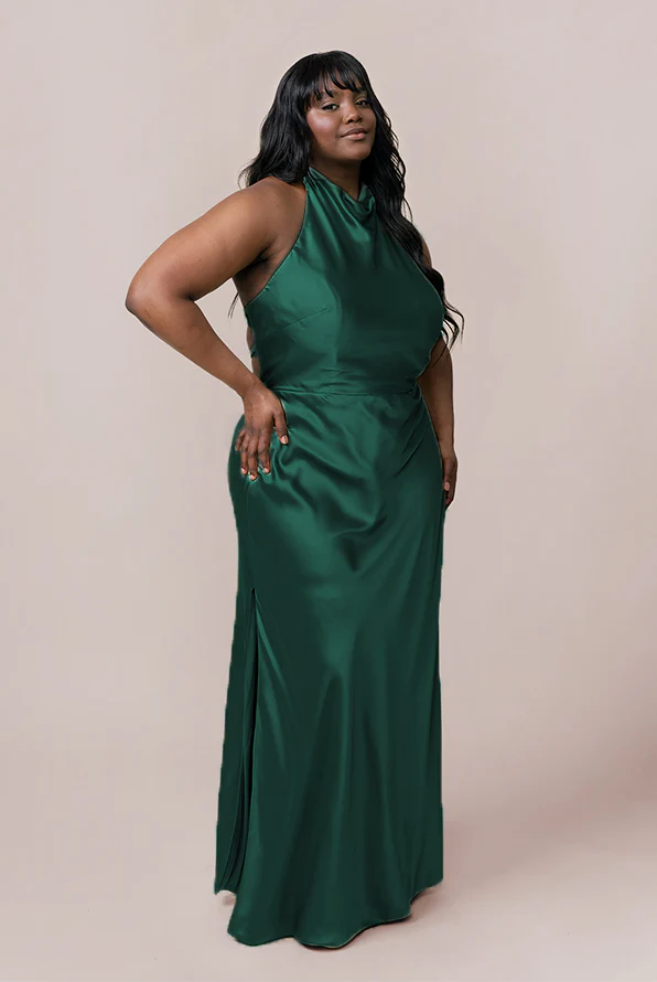 Veronica Satin Dress | Made To Order - Image 32