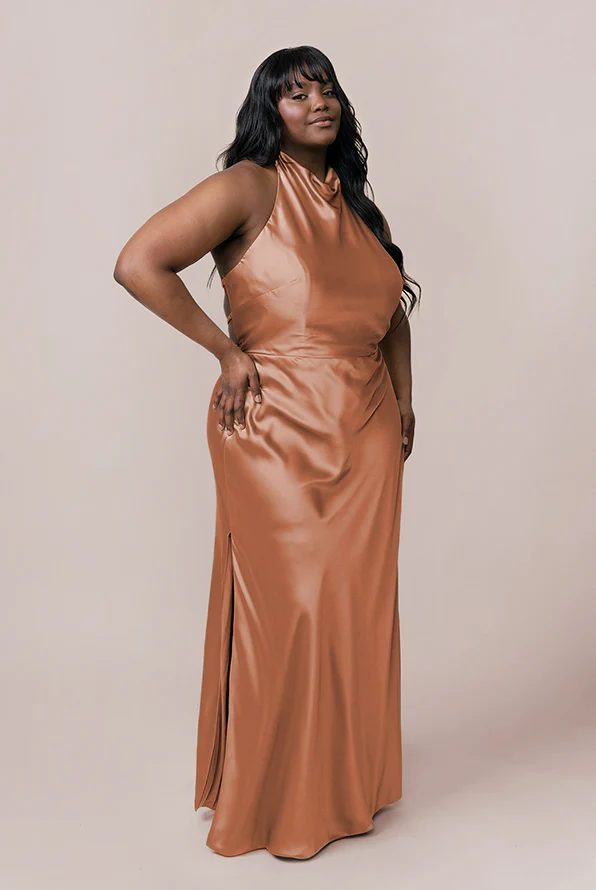 Veronica Satin Dress | Made To Order - Image 34