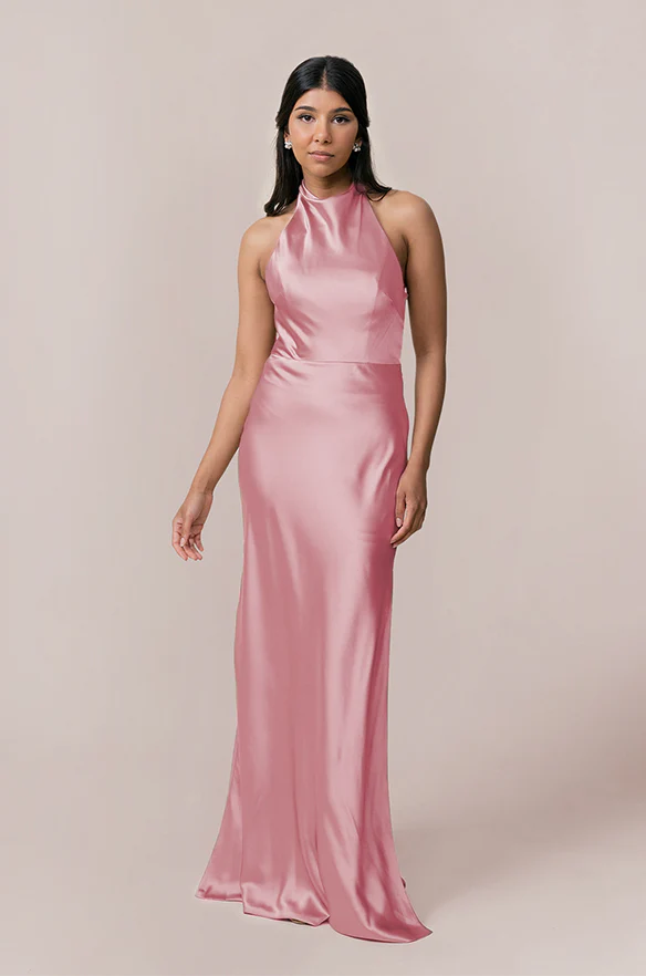 Veronica Satin Dress | Made To Order - Image 40
