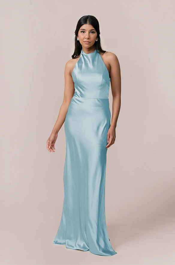 Veronica Satin Dress | Made To Order - Image 45