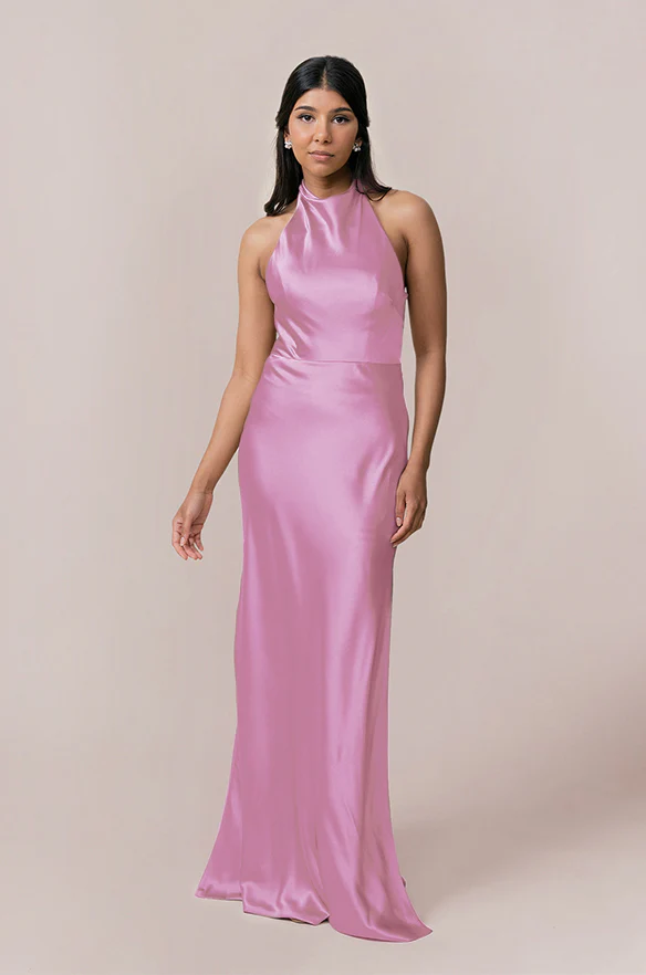 Veronica Satin Dress | Made To Order - Image 48