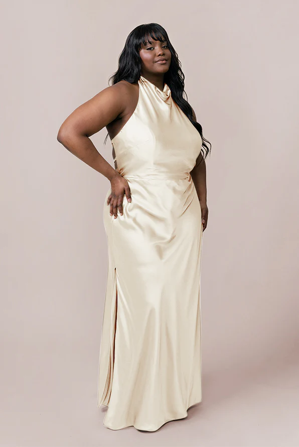 Veronica Satin Dress | Made To Order - Image 51