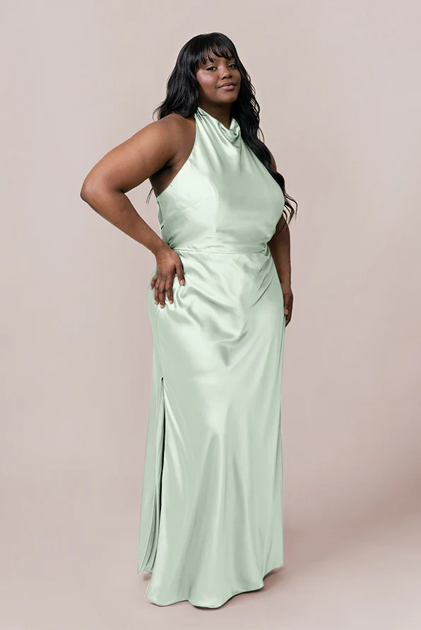 Veronica Satin Dress | Made To Order - Image 57