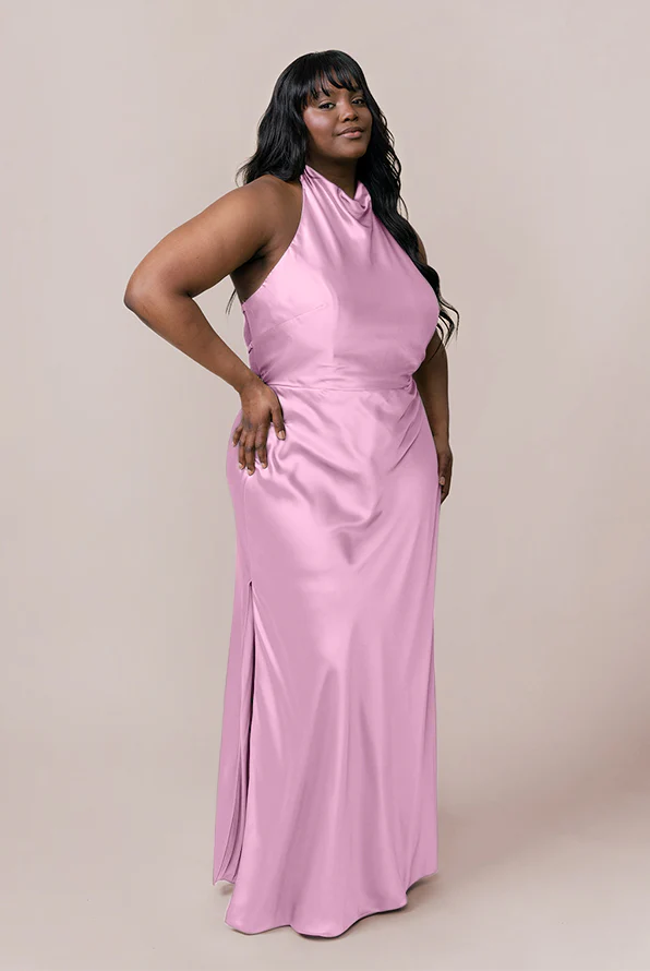 Veronica Satin Dress | Made To Order - Image 59