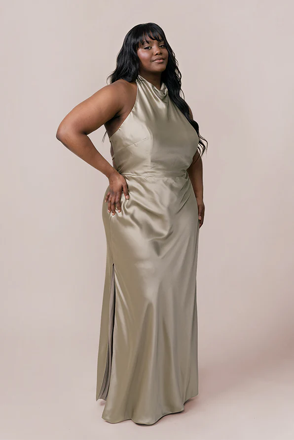 Veronica Satin Dress | Made To Order - Image 6