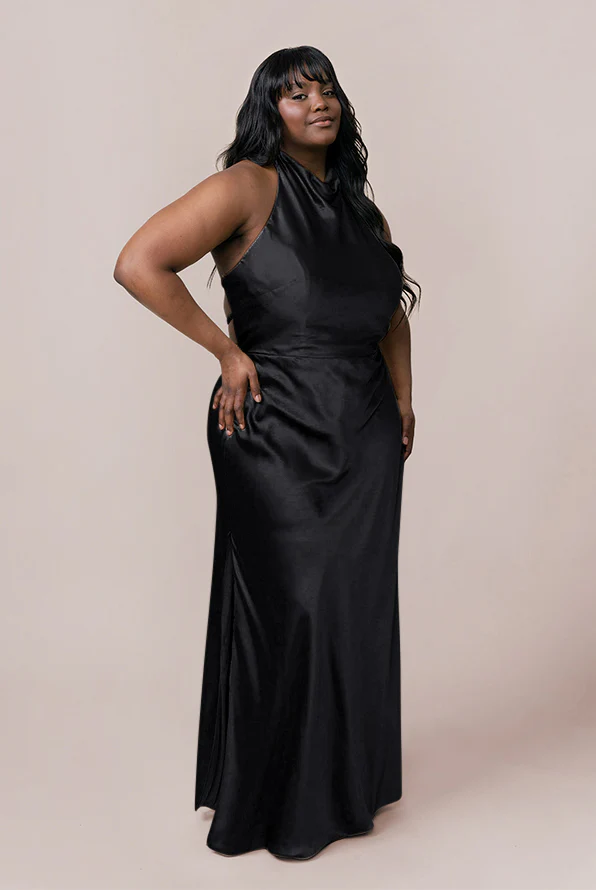Veronica Satin Dress | Made To Order - Image 8