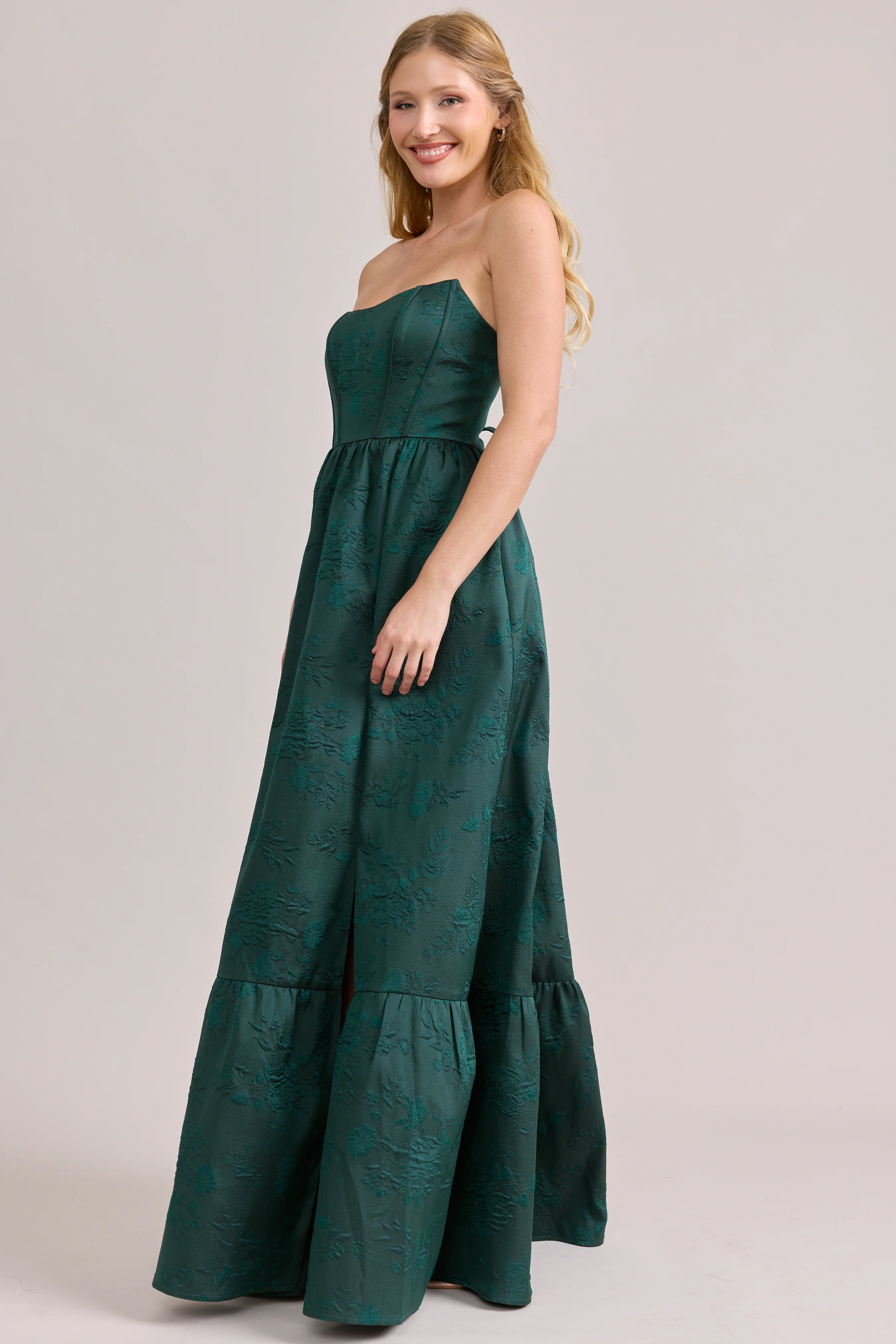 Vienna Jacquard Dress | Made To Order - Image 48