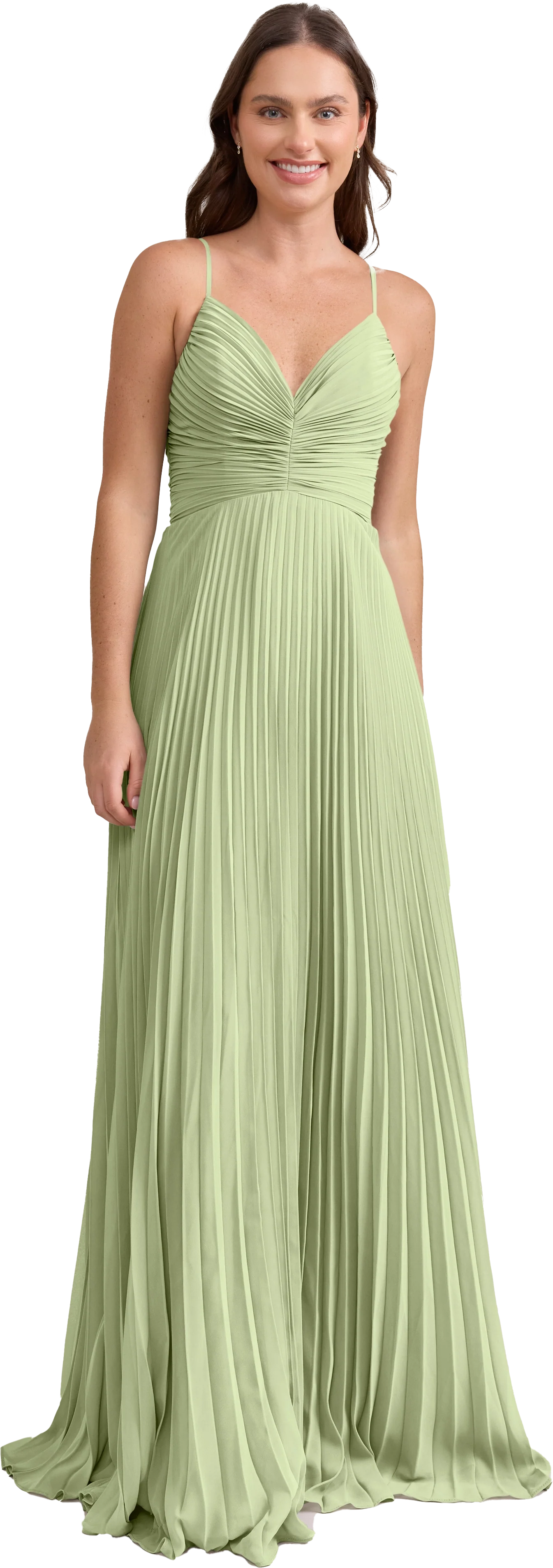 Vivian Chiffon Pleated Dress | Made To Order - Image 168