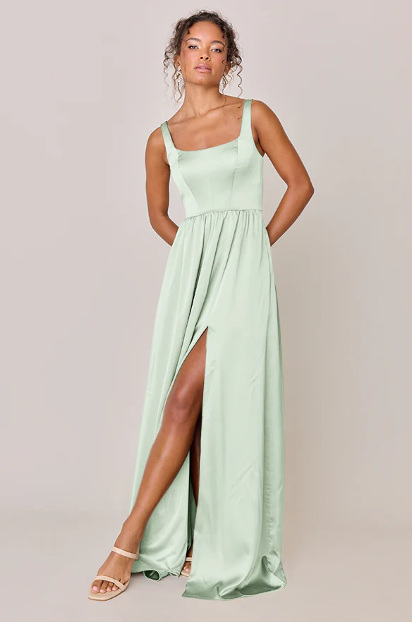 Whitney Satin Dress | Made To Order - Image 106