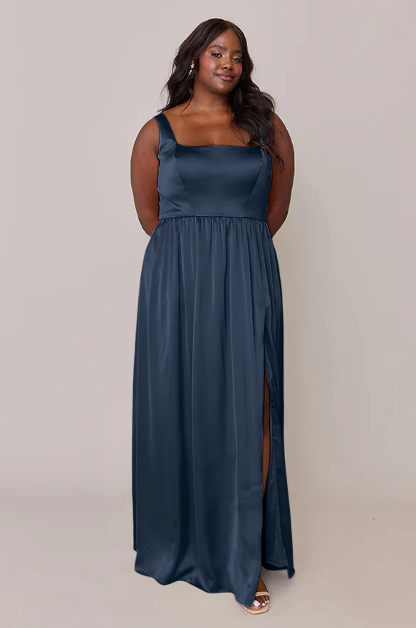 Whitney Satin Dress | Made To Order - Image 110