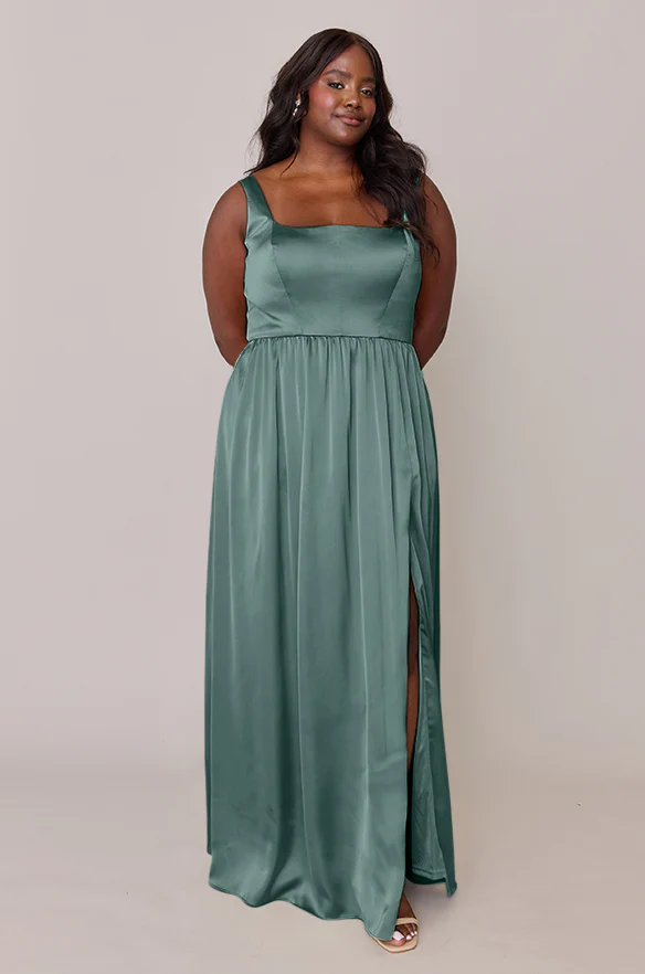 Whitney Satin Dress | Made To Order - Image 116