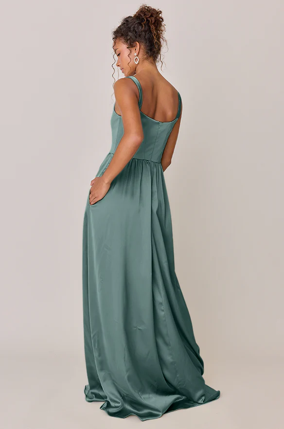 Whitney Satin Dress | Made To Order - Image 119