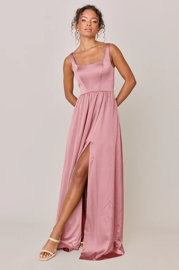 Whitney Satin Dress | Made To Order - Image 122