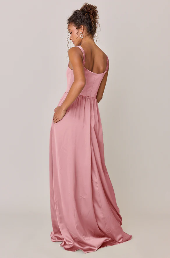 Whitney Satin Dress | Made To Order - Image 123