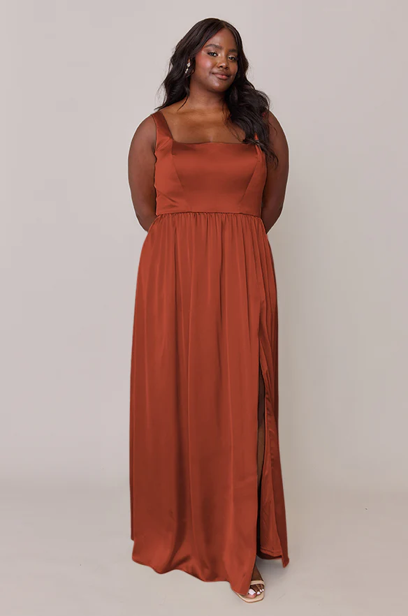 Whitney Satin Dress | Made To Order - Image 124