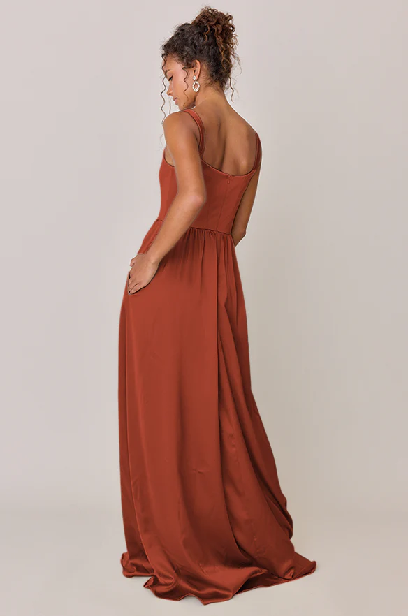Whitney Satin Dress | Made To Order - Image 127