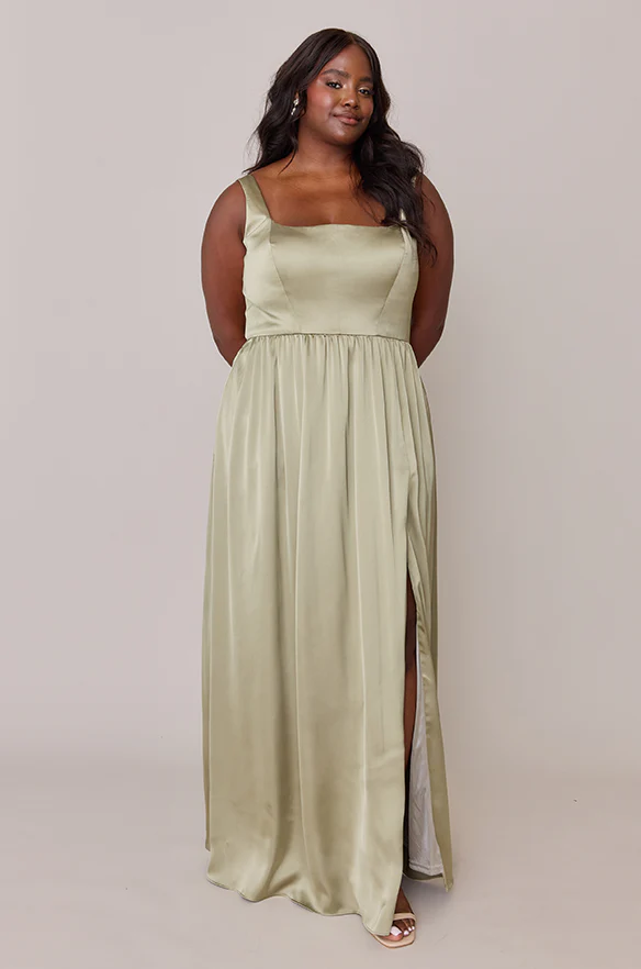 Whitney Satin Dress | Made To Order - Image 132