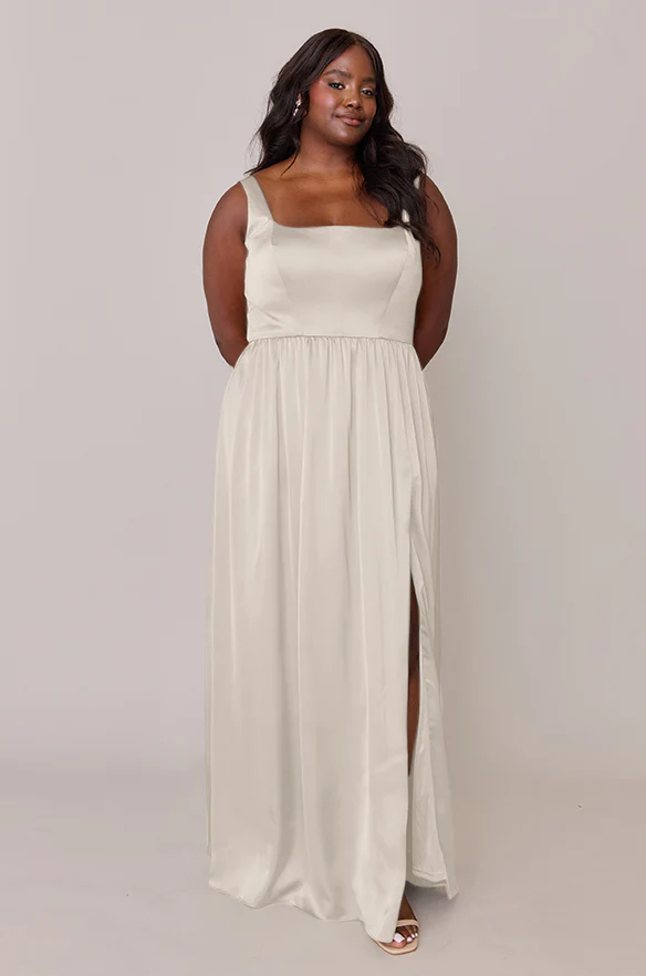 Whitney Satin Dress | Made To Order - Image 140