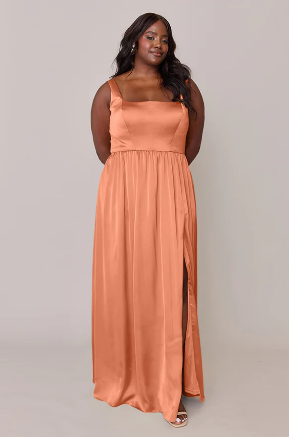 Whitney Satin Dress | Made To Order - Image 144