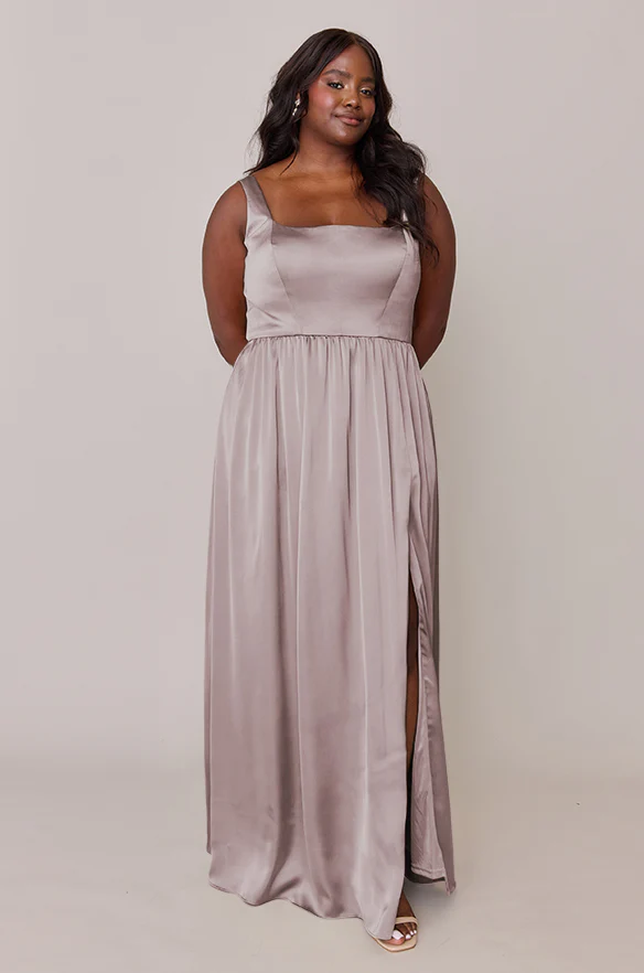 Whitney Satin Dress | Made To Order - Image 147