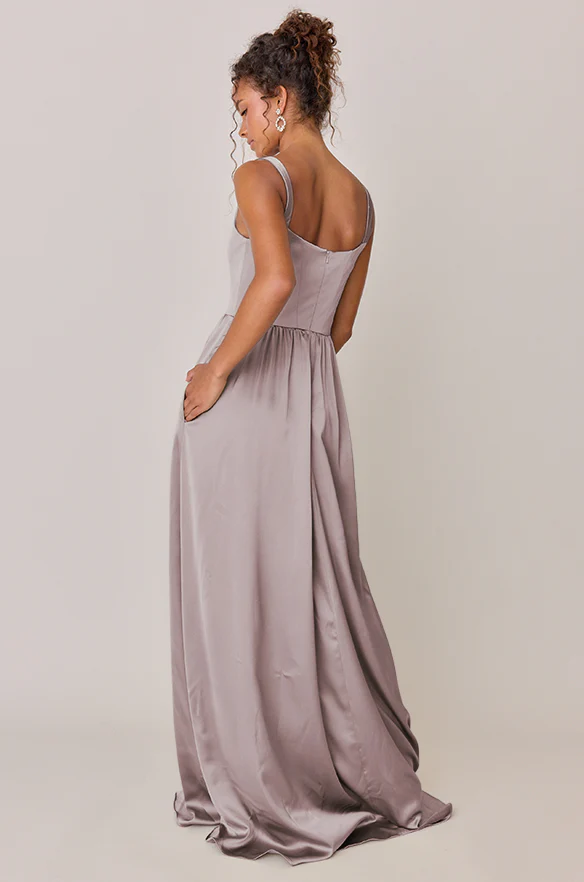 Whitney Satin Dress | Made To Order - Image 150